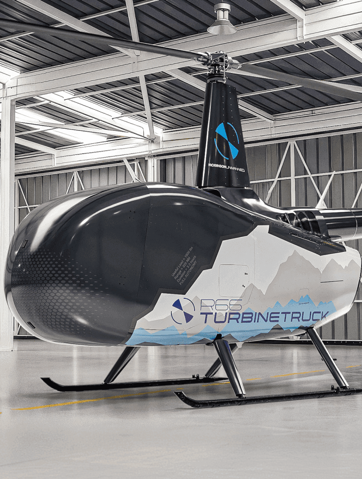 Robinson Unmanned R66 Turbinetruck - turbine-powered heavy-lift UAS product gallery image (21)